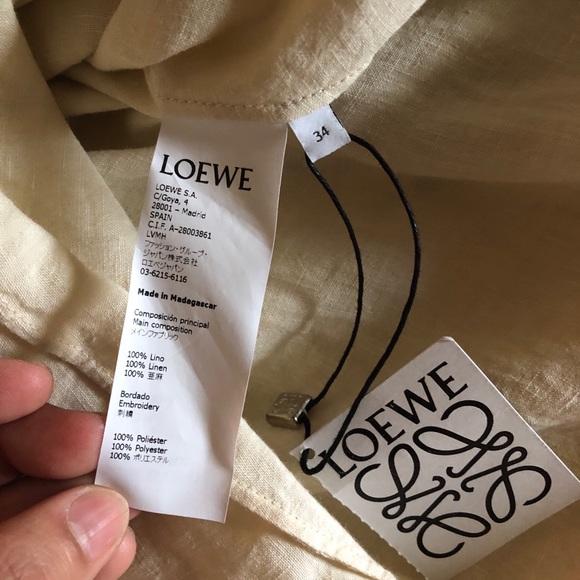 Loewe double layer ecru dress. - Picture 12 of 12